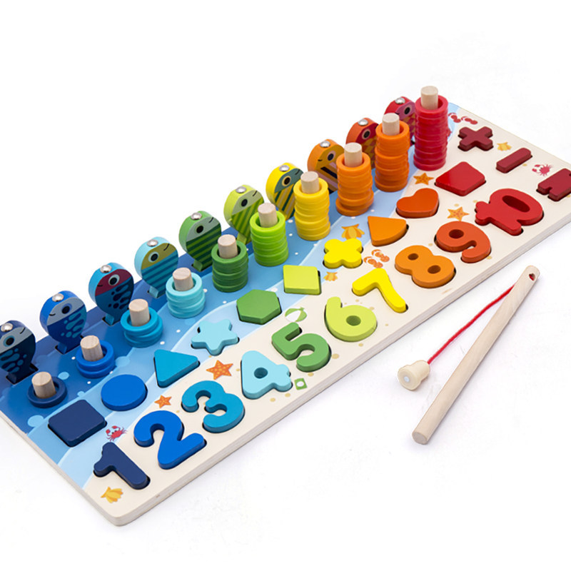 Educatief houten puzzelbord